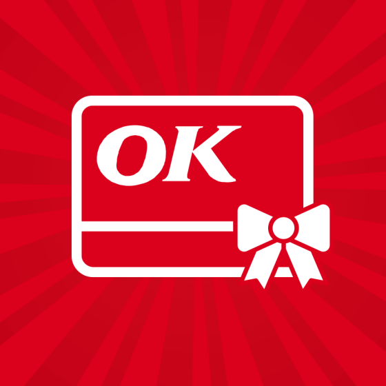 Få et OK Gavekort
