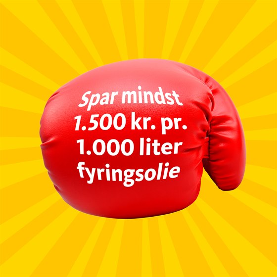 Boksehandske med tilbud på fyringsolie