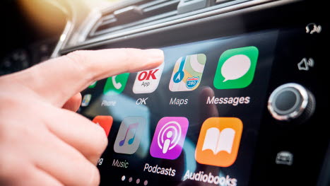 Brug Apple Carplay med OK's app