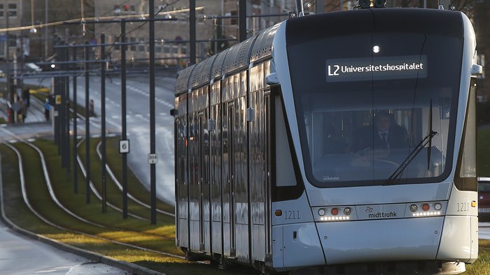 Letbane-tog på Randersvej i Aarhus