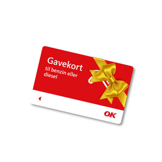 Gavekort til brændstof og bilvask