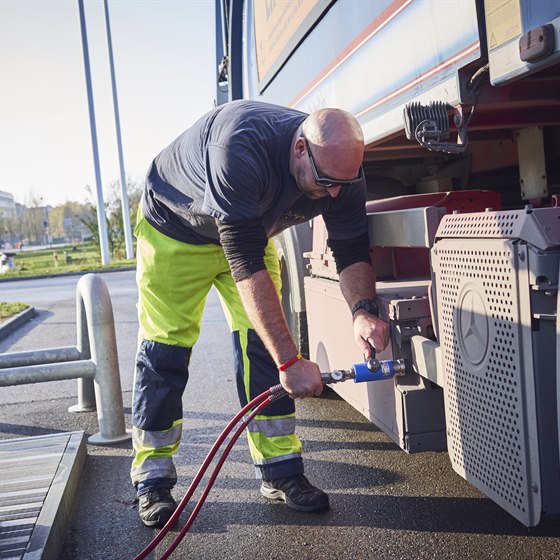 Tank Transport-BioGas hos OK