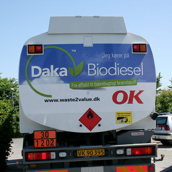 OK kører på Daka Biodiesel