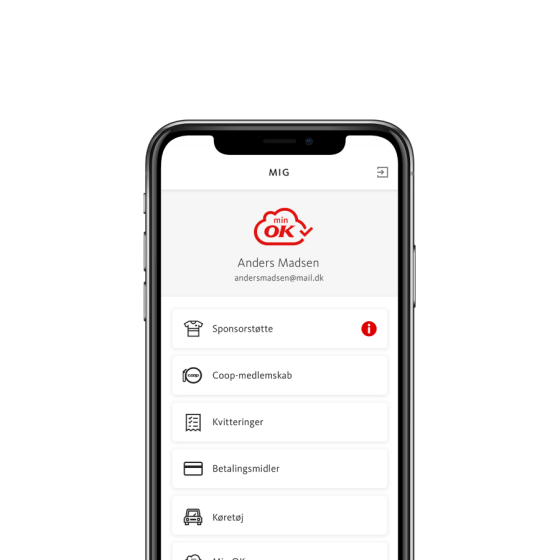 Tank, vask og parkér med OK's app