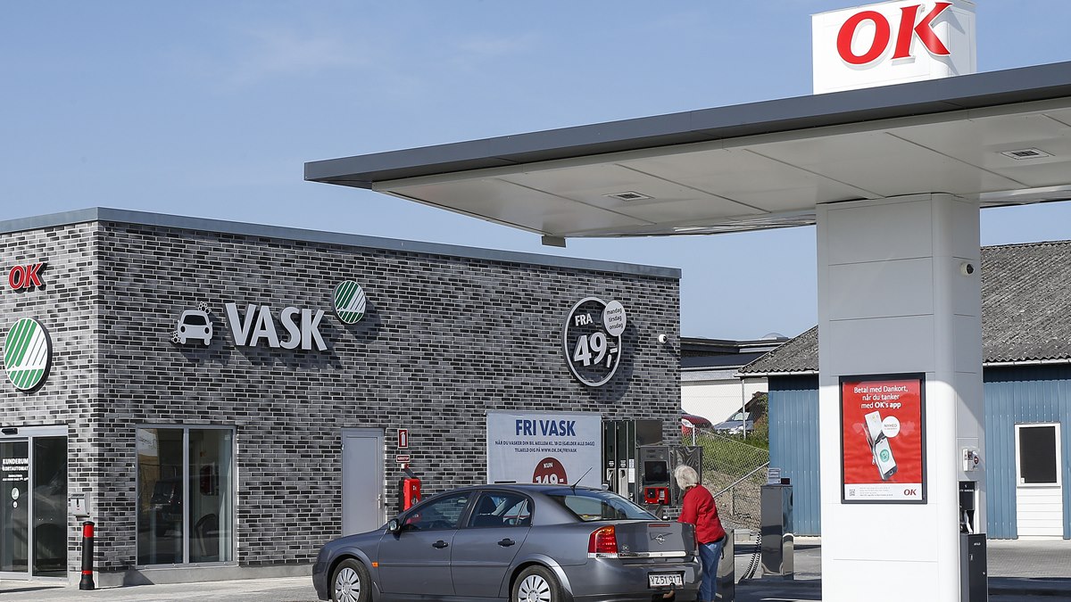 OK-tankstation og svanemærket vaskehal