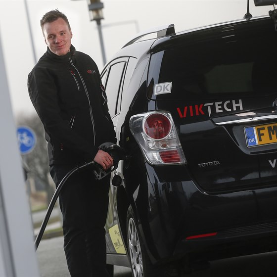 Viktech har fået en nemmere hverdag med mobil-tankkort fra OK