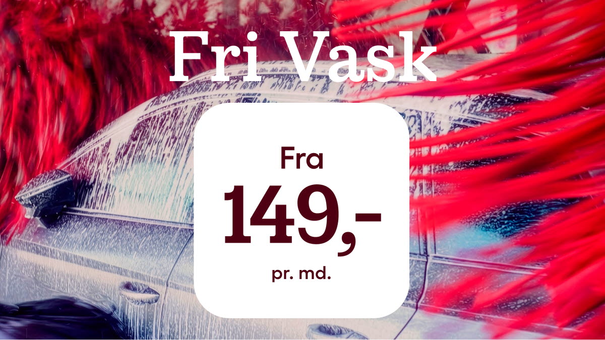 Fri Vask fra 149 kr.