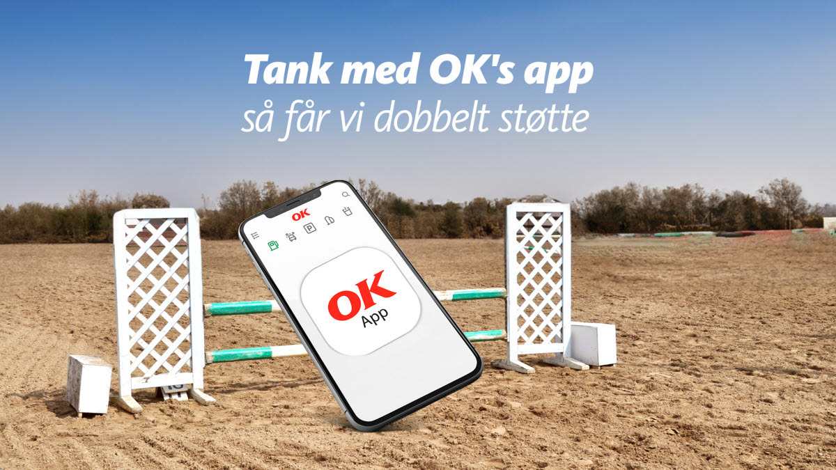 Tank med OK's app og få dobbelt støtte