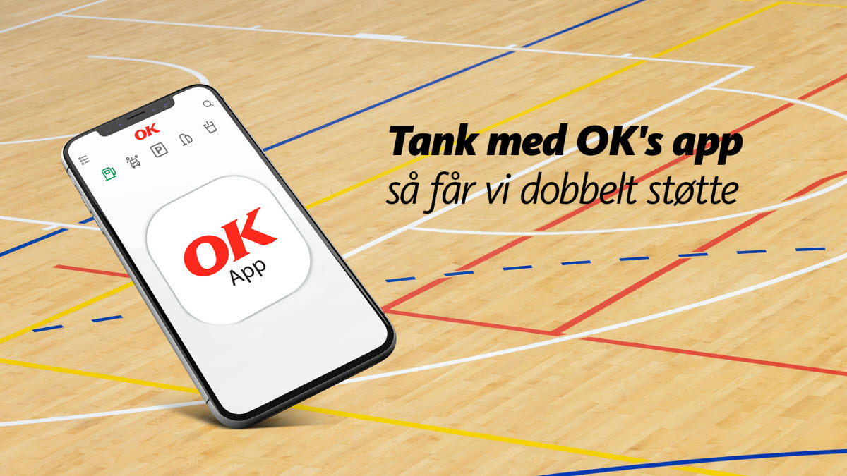 Tank med OK's app og få dobbelt støtte