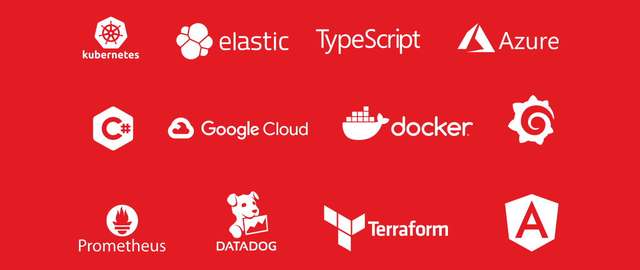 Logoer for noget af den software man arbejder med hos OK