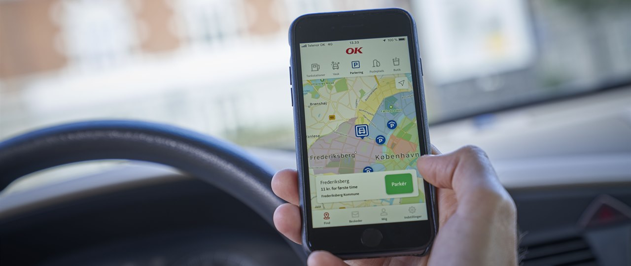 Parkering i OK-appen