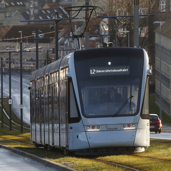 Letbane-tog på Randersvej i Aarhus