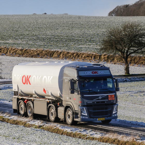 OK leverer brændstof og olie til hele Danmark