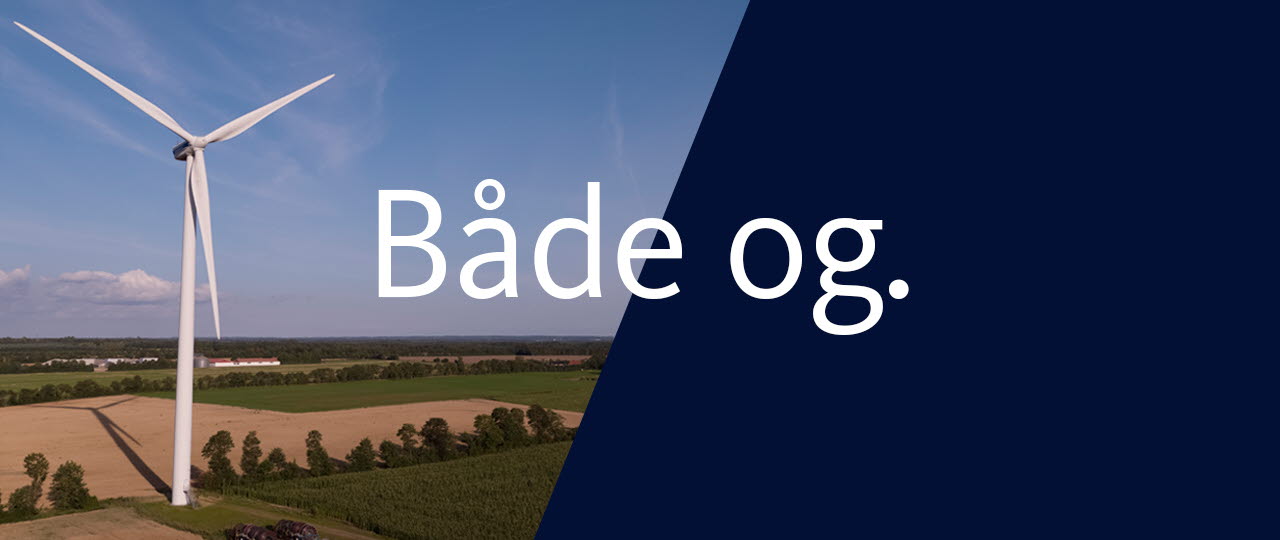 Vindmølle på mark