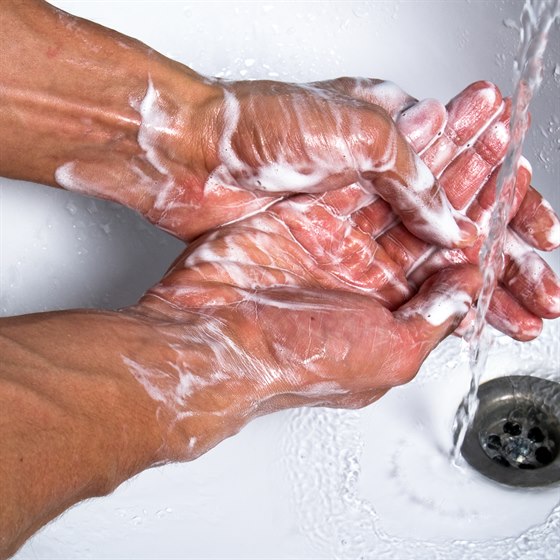 Hænder vaskes