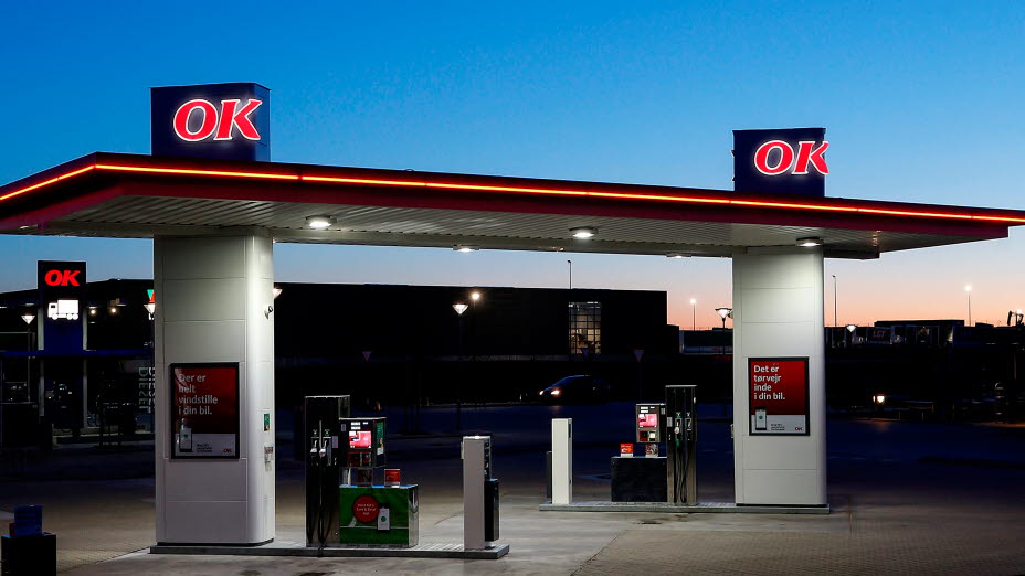 OK-station ved aftentid