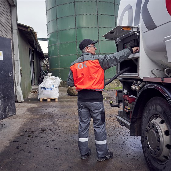 Chauffør ved OK-tankbil