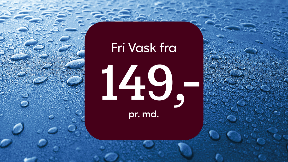Fri Vask fra 149 kr.