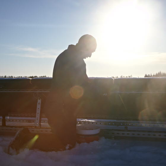 OK har leveret solceller til Skive Kaserne