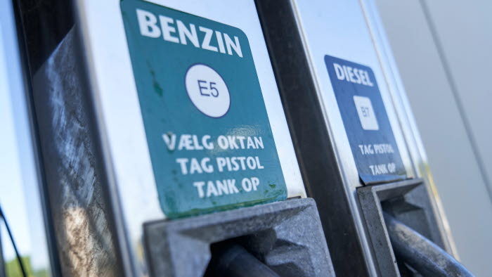 Tankpistoler for E5-benzin og B7-diesel