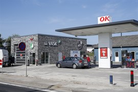 OK-tankstation og -vaskehal