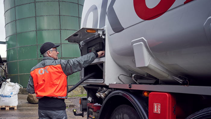 Chauffør ved OK-tankbil