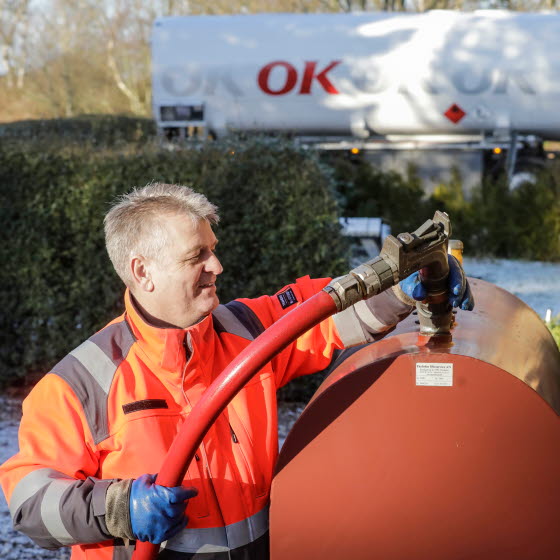OK leverer brændstof og olie til hele Danmark