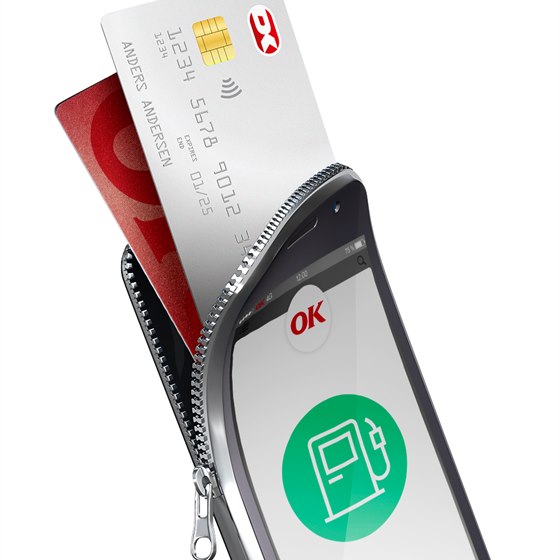 Betal med Dankort i OK's app