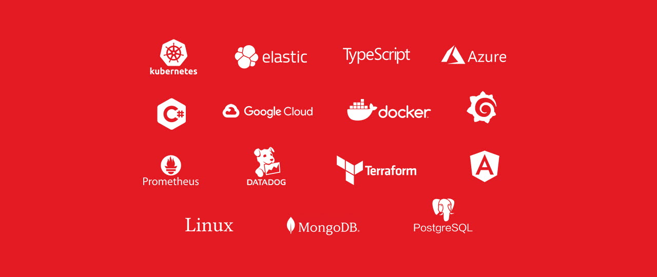 Logoer for noget af den software man arbejder med hos OK